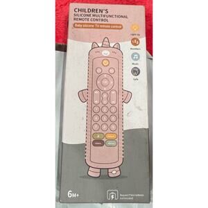 KIRALUMI Baby Remote Control Toy Silicone Teething Musical Learning Toy 6M+